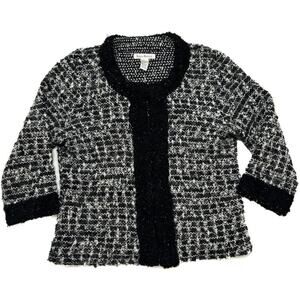 VTG Susan Bristol Black and White Sweater